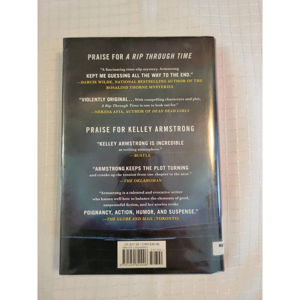 A Rip Through‎ Time Kelley Armstrong Hardcover First Edition 2022 Mystery Novel